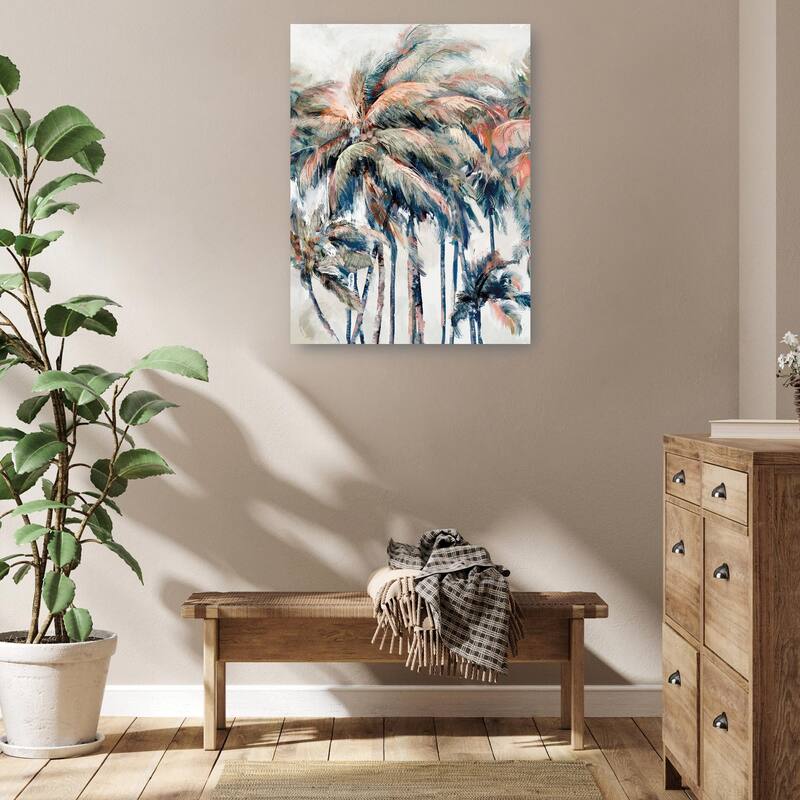 Island Palms By Studio Arts Canvas Art Print