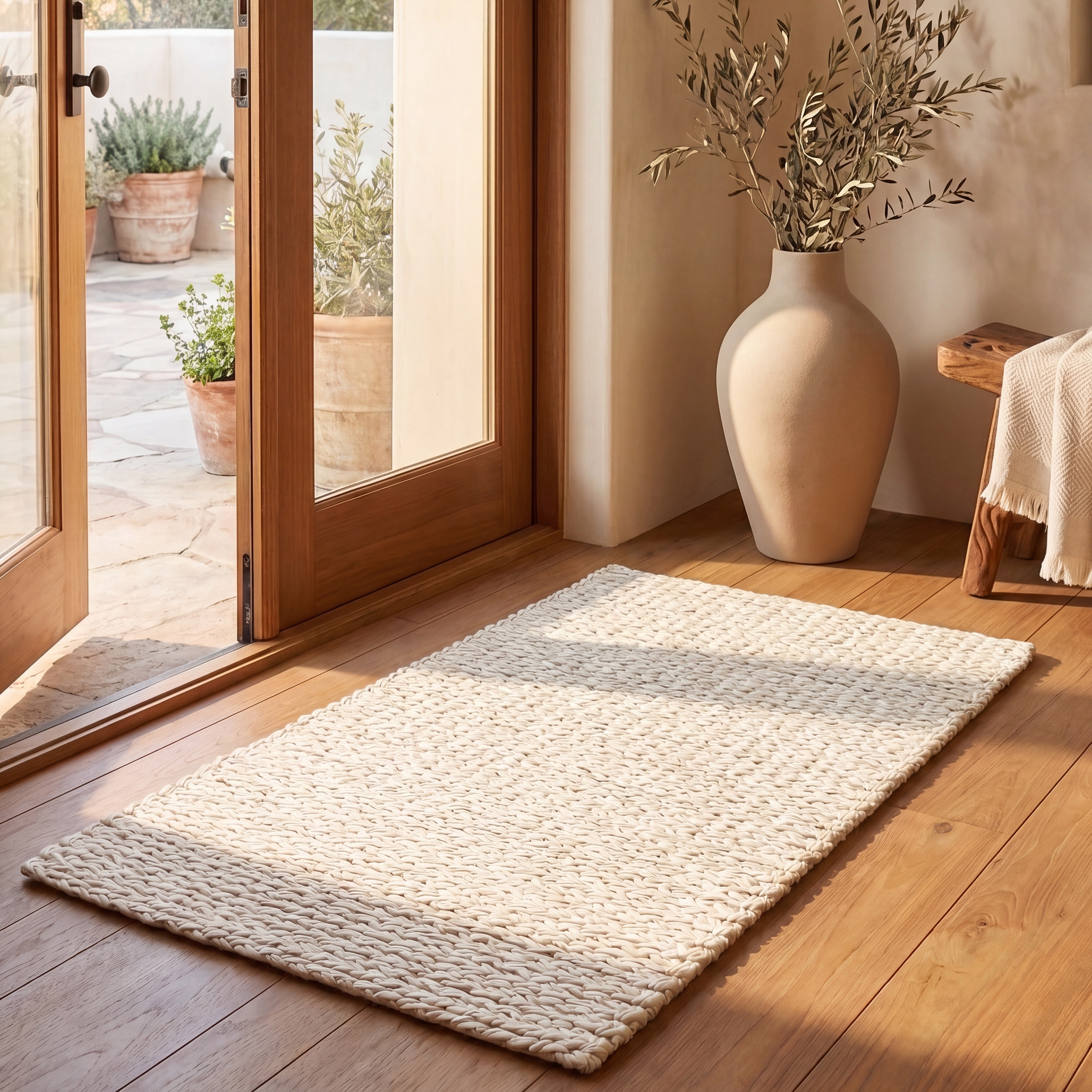 SAFAVIEH Handmade Natura Karolin Wool Rug