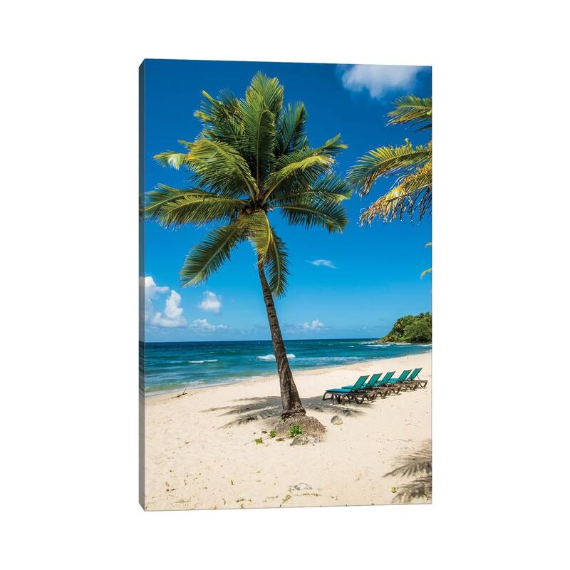 iCanvas "Carambola Beach Resort Beach, St. Croix, Us Virgin Islands." by Michael DeFreitas Canvas Print