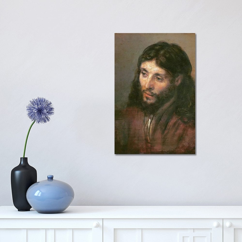 iCanvas "Head Of Christ, c.1648 (Gemaldegalerie)" by Rembrandt van Rijn Canvas Print