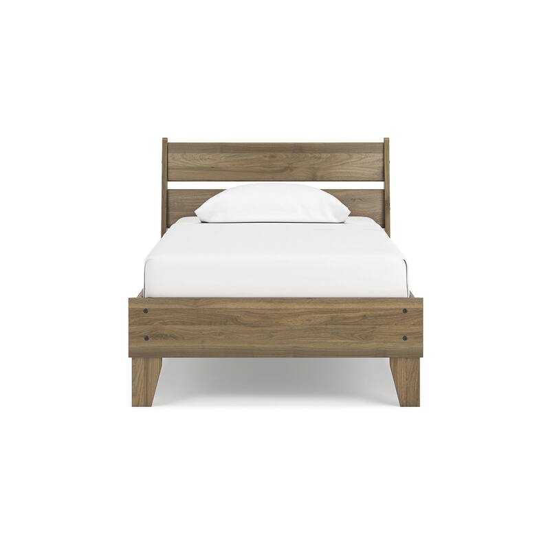 Signature Design by Ashley Deanlow Brown Platform Panel Bed
