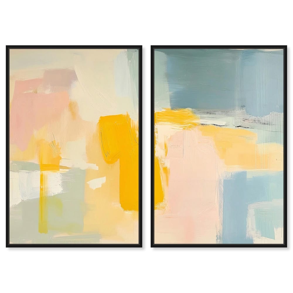 Ocean of Suns II Canvas Set of 2 by Art Remedy