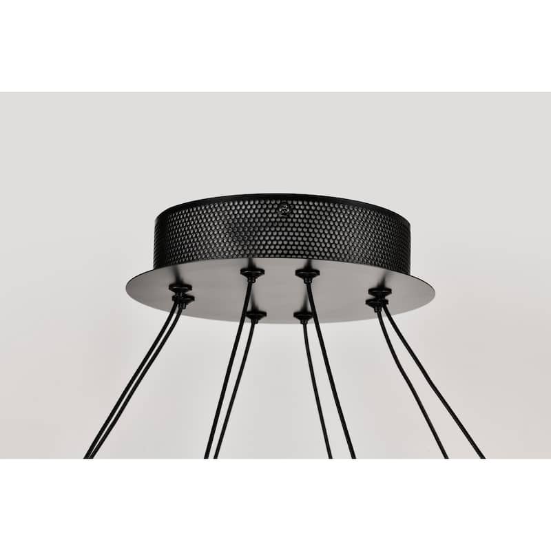 Sylas 48 Inch LED Pendant Matte Black Finish - Matte Black