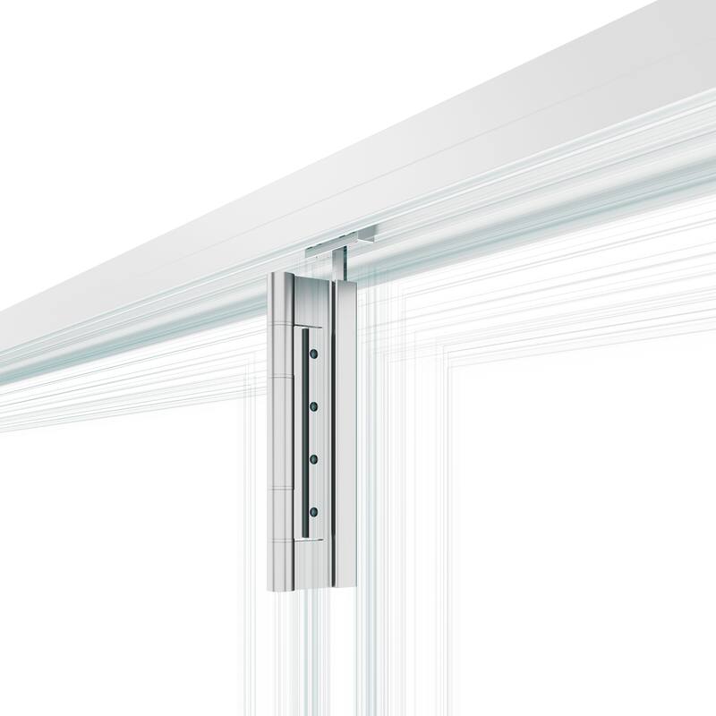 KaMic 120" x 96" 4-Panel Aluminum Patio Folding Door Right to Left-Outswing