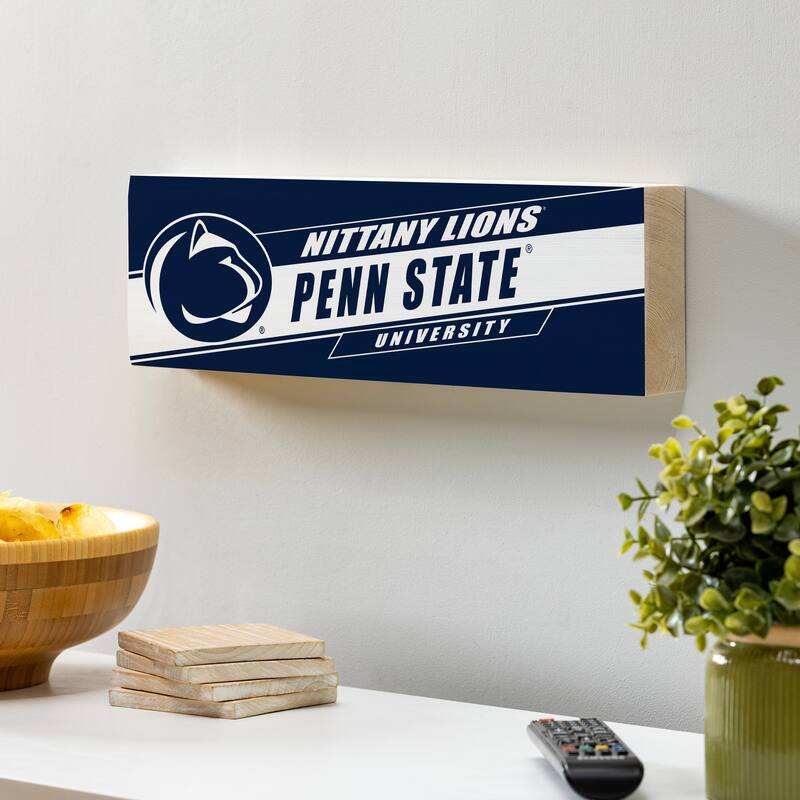 Penn State Wooden Tabletop Mantel Shelf Sign
