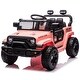 preview thumbnail 37 of 52, Kids Ride-On Car with Bluetooth, LED Lights, MP3 Music, and Parental Remote Control Pink