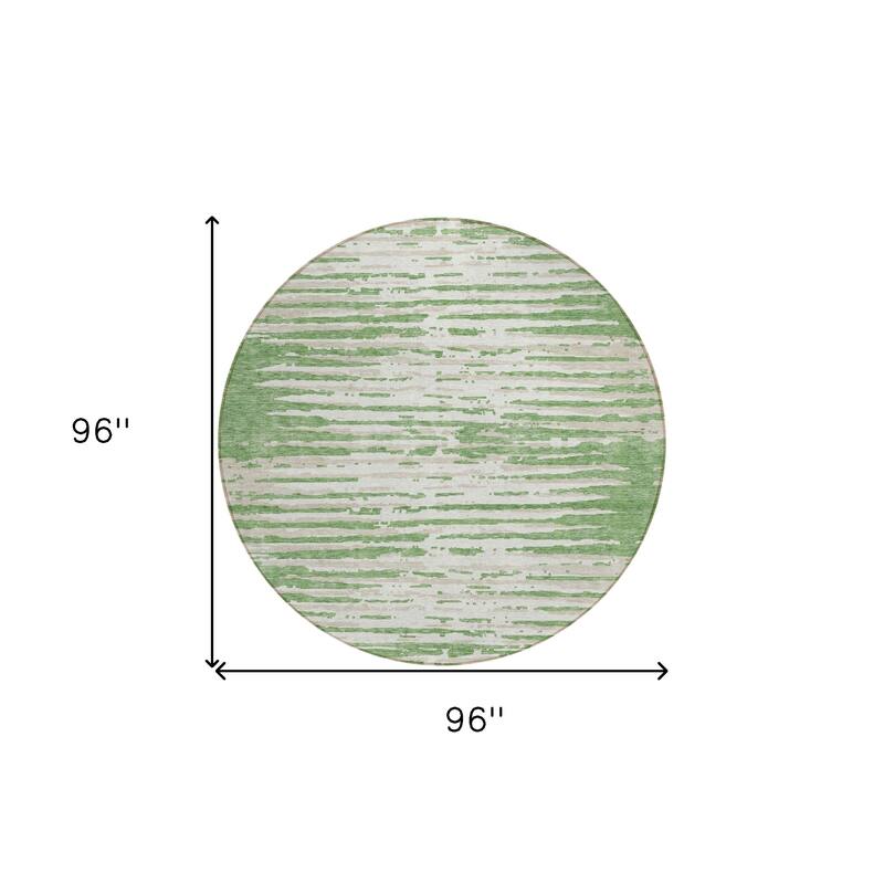 HomeRoots Striped Transitional Rectangle Outdoor Rug
