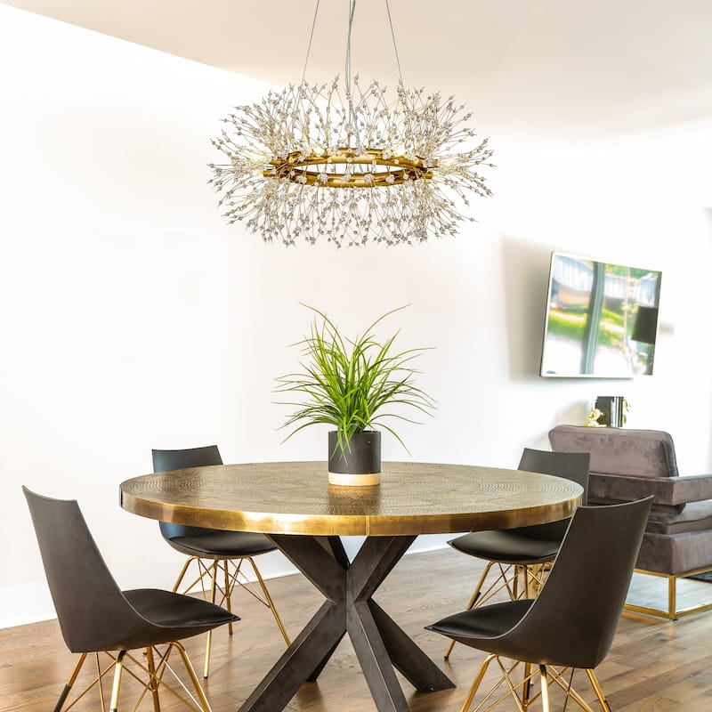 Modern Firework Crystal Chandelier for Dining Room and Living Room