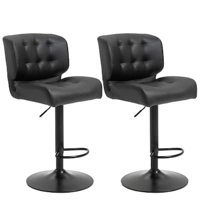 Bar Height Bar Stools Set Of 2 With Adjustable Seat
