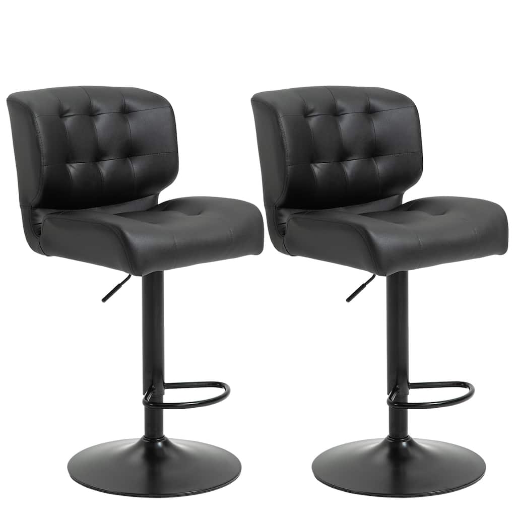 Bar Height Bar Stools Set Of 2 With Adjustable Seat