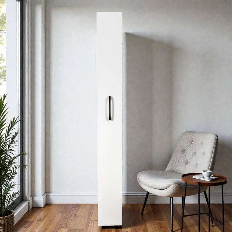 7 Tier Slim Pull Out Storage Cart with Wheels, Narrow Rolling Organizer for Kitchen Pantry, Living Room and Small Spaces