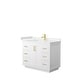 preview thumbnail 43 of 168, Miranda Single Vanity Set, Cultured Marble Top, No Mirror