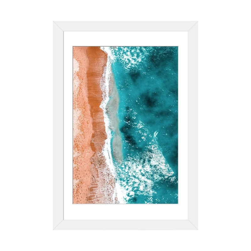 iCanvas "Aerial Waves" by Radu Bercan PFA - White - 32x24x1