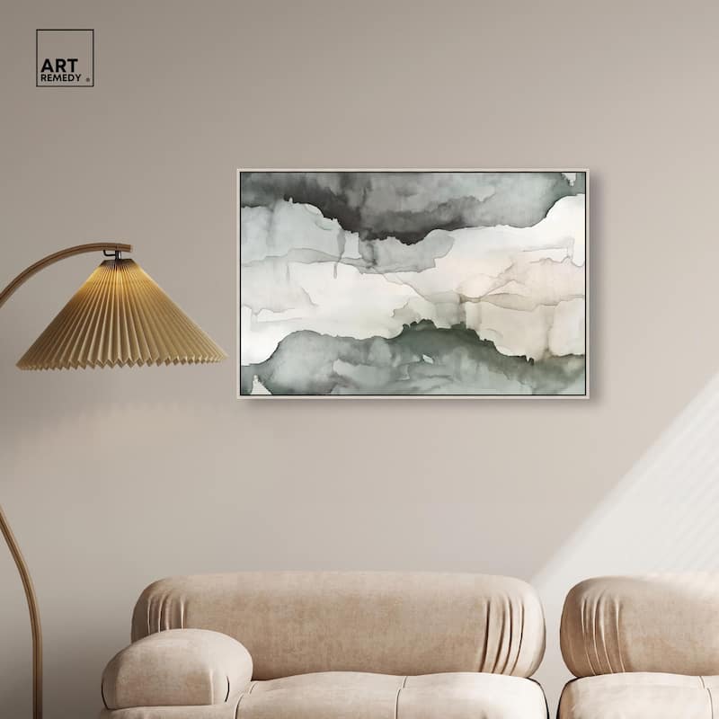 Pigment Flow Canvas by Art Remedy