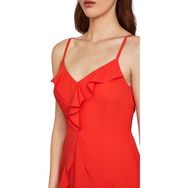 bcbg orange dress