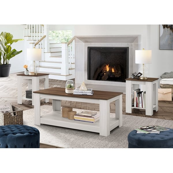 Gloria 3 pieces Coffee Table Set On Sale Bed Bath & Beyond 38232875