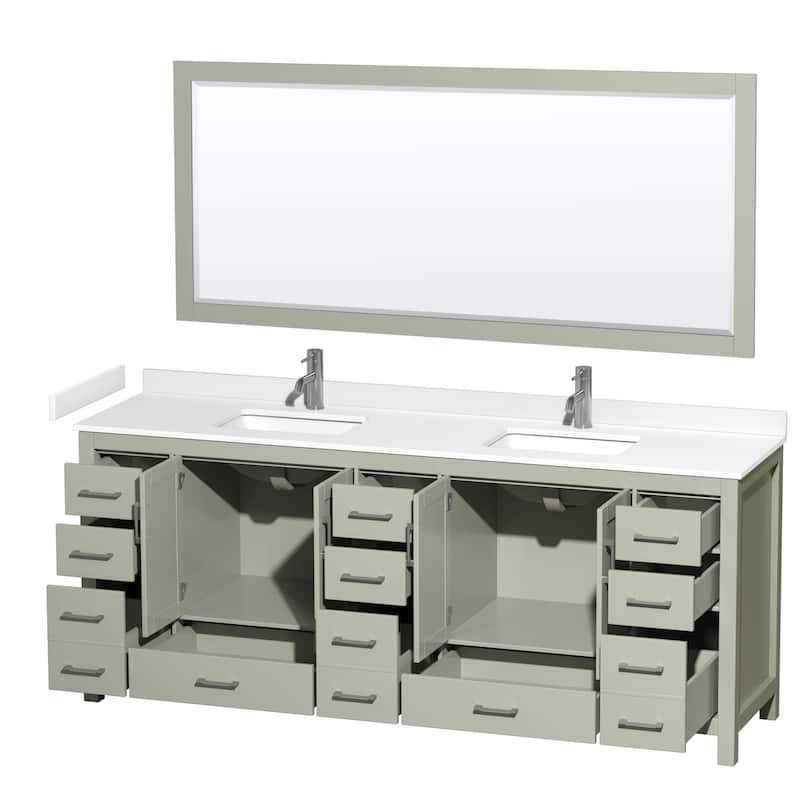 Wyndham Collection WCS141484D-VCA-M70 Sheffield 84" Free Standing
