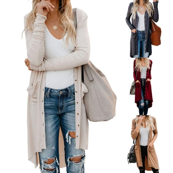 Long Sweater Dress Cardigans With Pockets. Opens flyout.