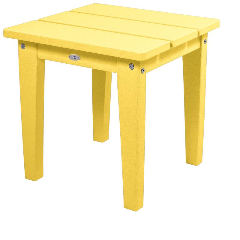 BAHIA VERDE OUTDOORS Adirondack Small Side Table - Sunbeam Yellow