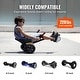 preview thumbnail 6 of 12, Hoverboard Seat Attachment, Compatible Grips Control, Adjustable Frame Length Hover Board Go Karts Accessory, for Kids Adults