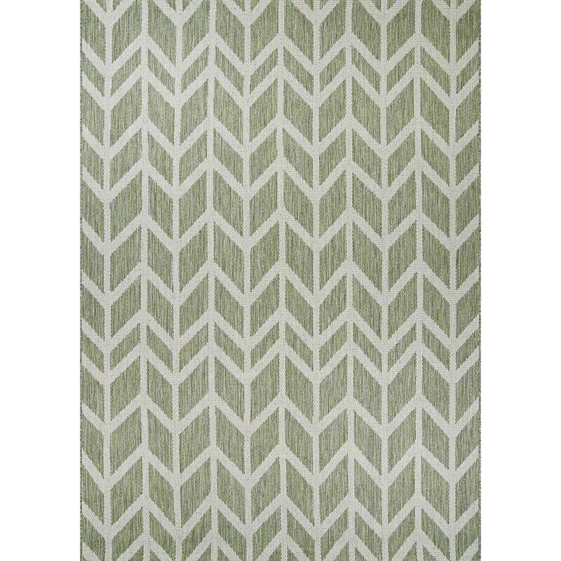 Dream Decor Rugs Pergola Arrowhead Sage Green Indoor Outdoor Area Rug