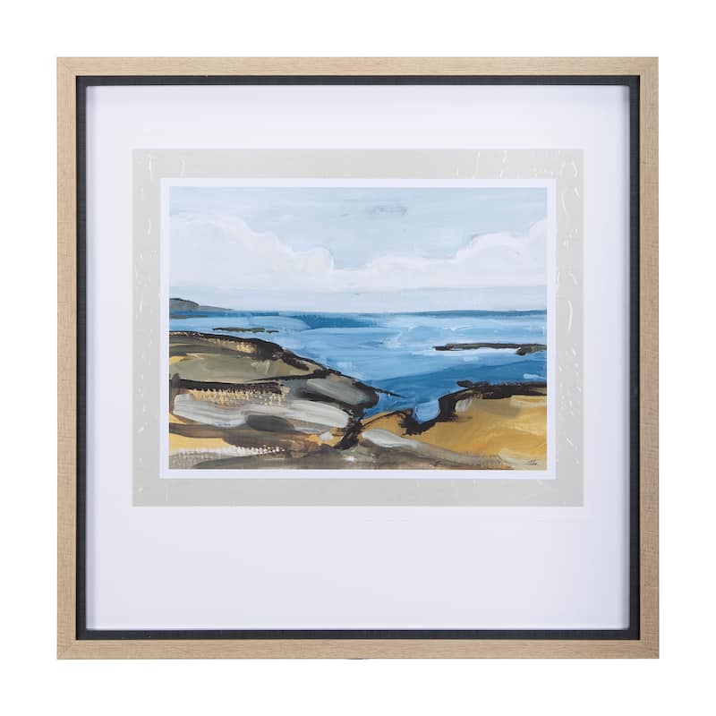 Grey Sky I Framed Art Print