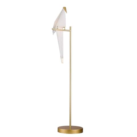 Origami Floor Lamp - 16"D x 14"W x 62"H