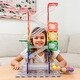 preview thumbnail 9 of 8, Connetix Magnetic Tiles Rainbow Ball Run Pack, 92 Pieces