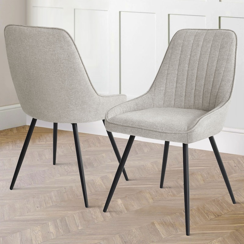 Upholstered Modern Dining Chair(Set of 2)