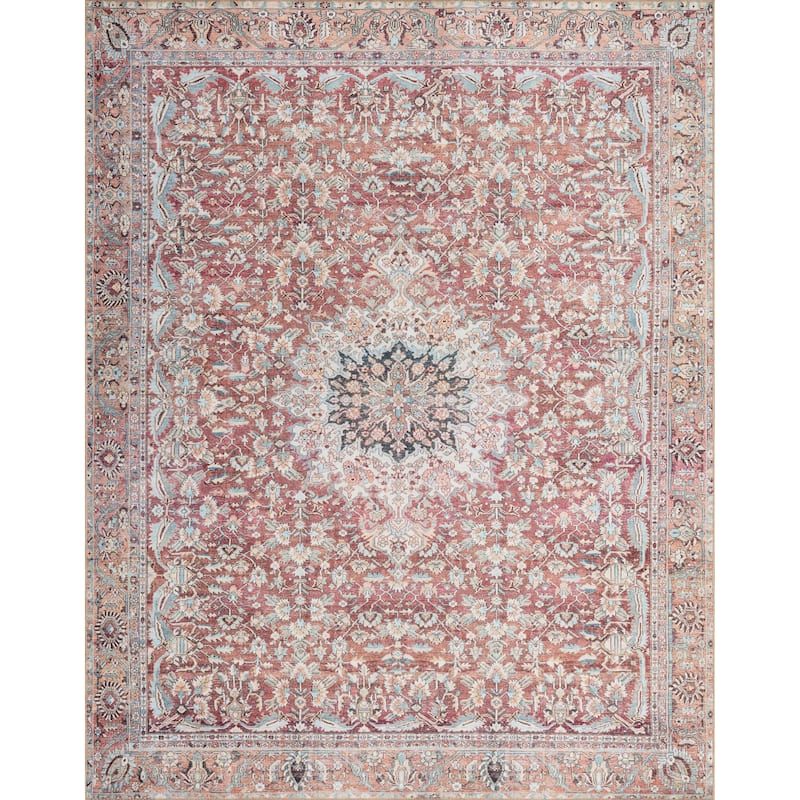 Alexander Home Sophia Printed Floral Area Rug