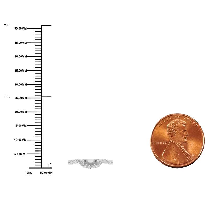 1/5ct TDW Diamond Wedding Band in 10K Gold for Women