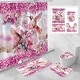 preview thumbnail 7 of 22, 4 Pcs HummingBird Flower Shower Curtain Sets with Rugs for Bathroom Decor, Vintage Floral (Hooks Not Included) Pink