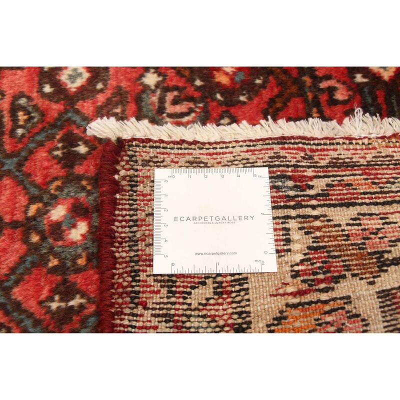 ECARPETGALLERY Hand-knotted Andelz Red Wool Rug - 2'11 x 10'9