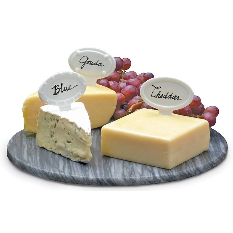 Oval Cheese Marker (Set of 6) - Oval Shape, 6-Piece