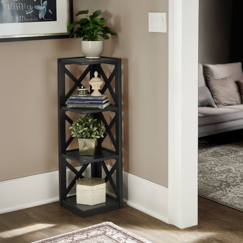 Kelsey X-Frame 3-Shelf Bookcase by iNSPIRE Q Classic