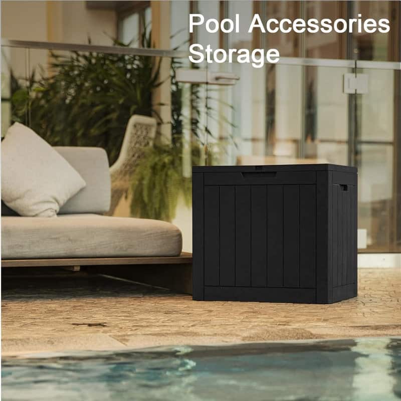 Outdoor Patio Storage Resin Lockable Deck Box