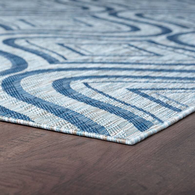 Colonnade Modern & Contemporary Abstract Indoor/Outdoor Area Rug