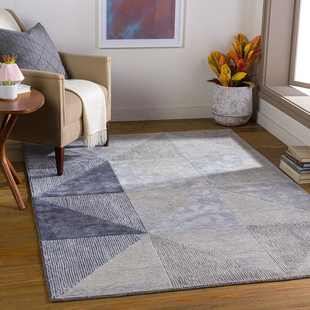 Livabliss Sefu Modern Patchwork Area Rug