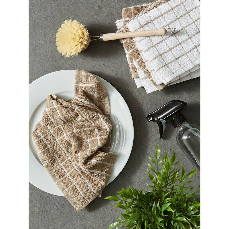 DII Artichoke Combo Windowpane Dishcloth (Set of 6)