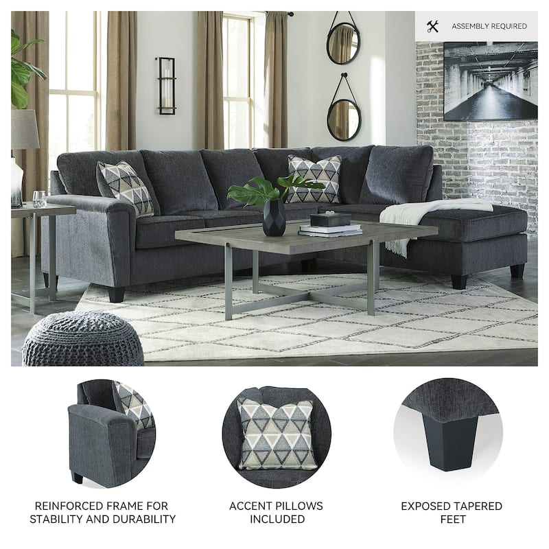 Signature Design by Ashley Abinger 2-Piece Sectional with Chaise