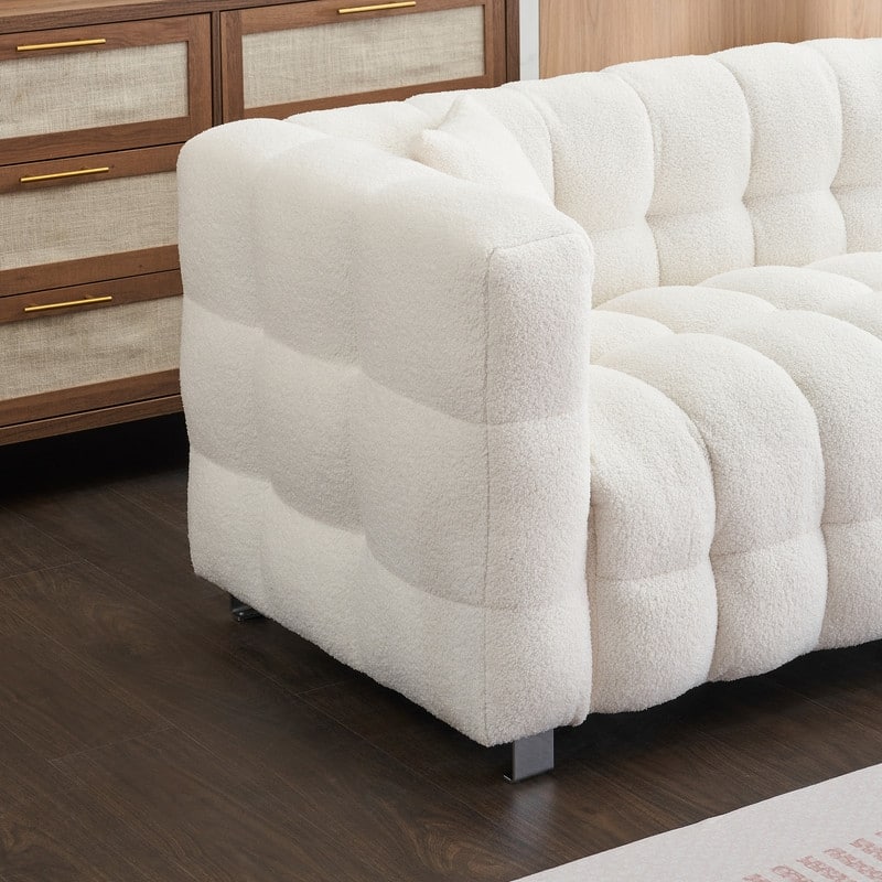 102'' Velvet Sofa Large Sofa（New）