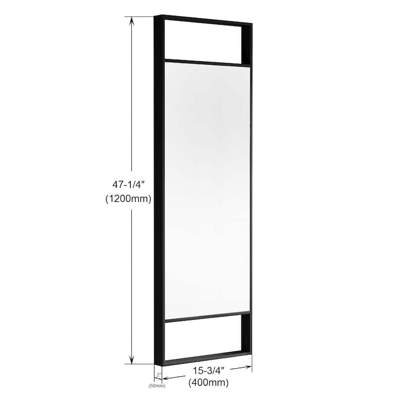 Catton Shelf Mirror - Rectangle 47" High