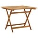 preview thumbnail 1 of 6, vidaXL Folding Patio Table 35.4"x35.4"x29.5" Solid Acacia Wood