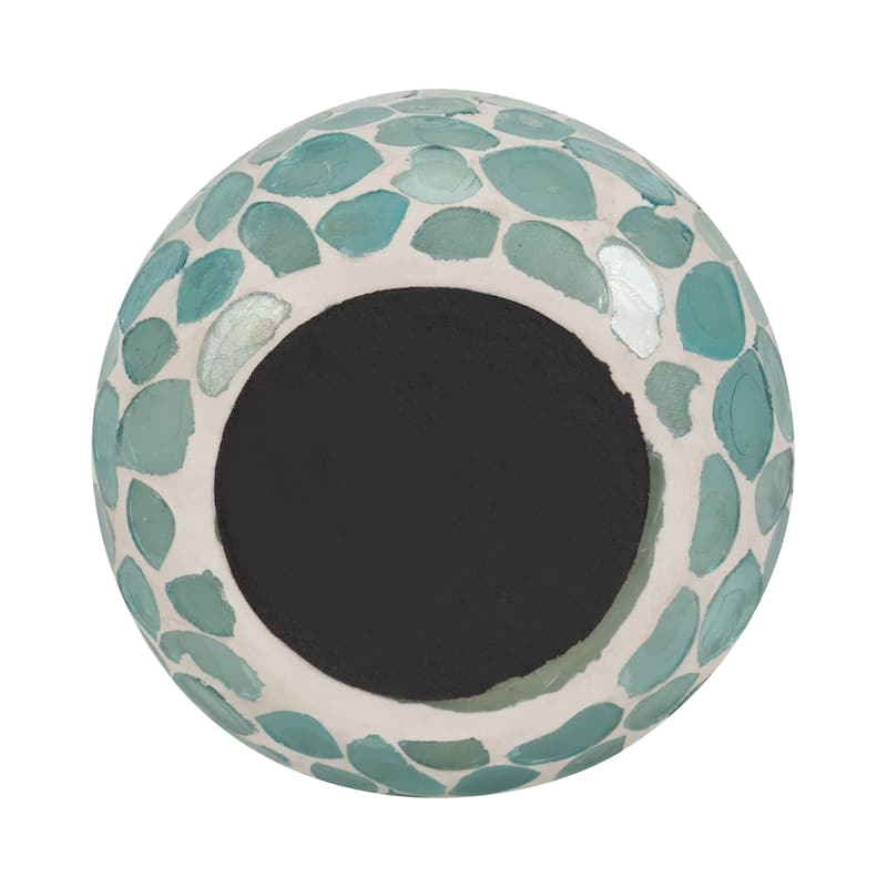 Sagebrook Home Glass, 5" High 18 Oz Mosaic Scented Candle - 5" x 5" x 5"