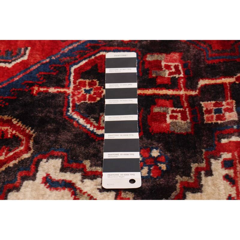 ECARPETGALLERY Hand-knotted Anatolian Vintage Black, Red Wool Rug - 3'5 x 5'5