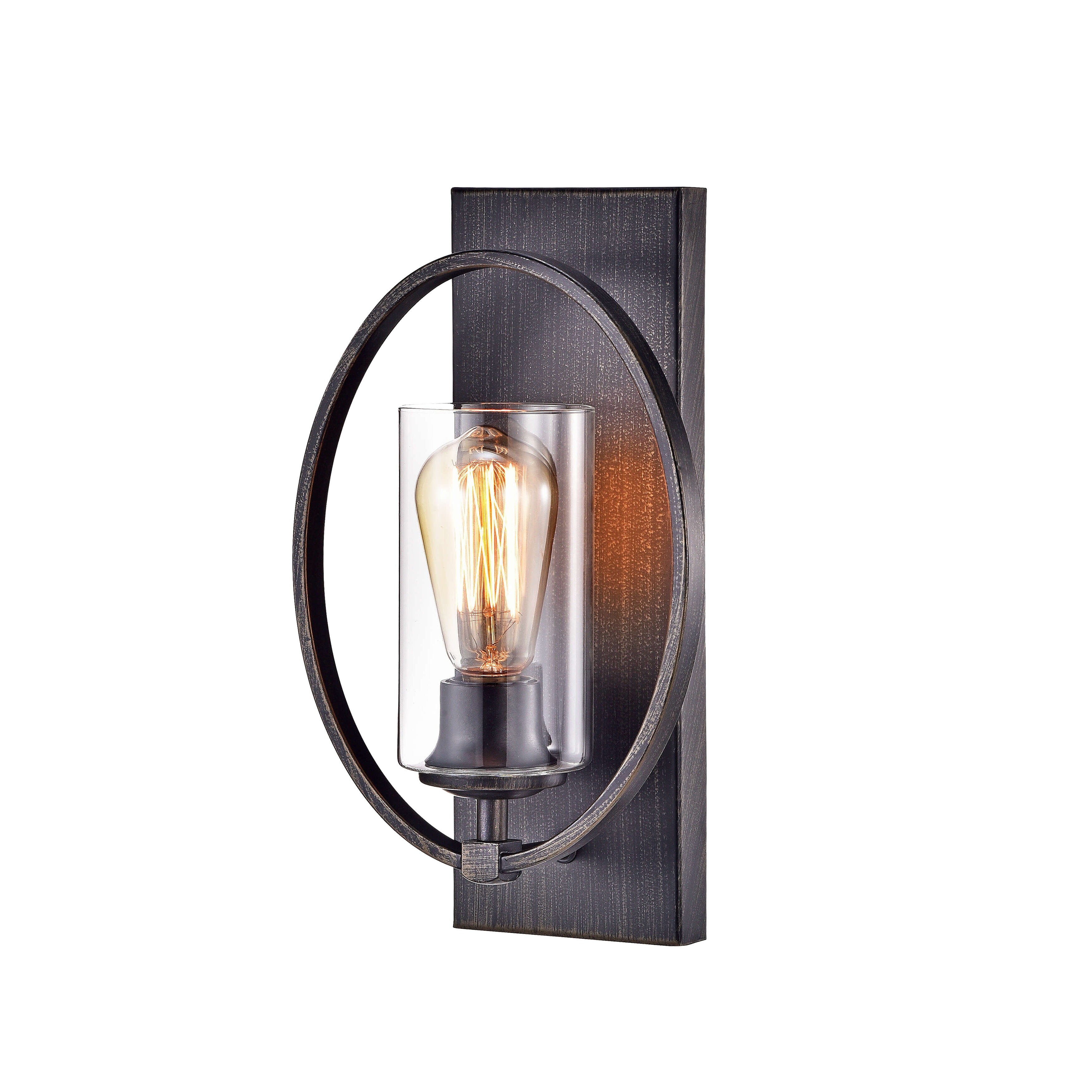 Anastasia single shop light wall sconce