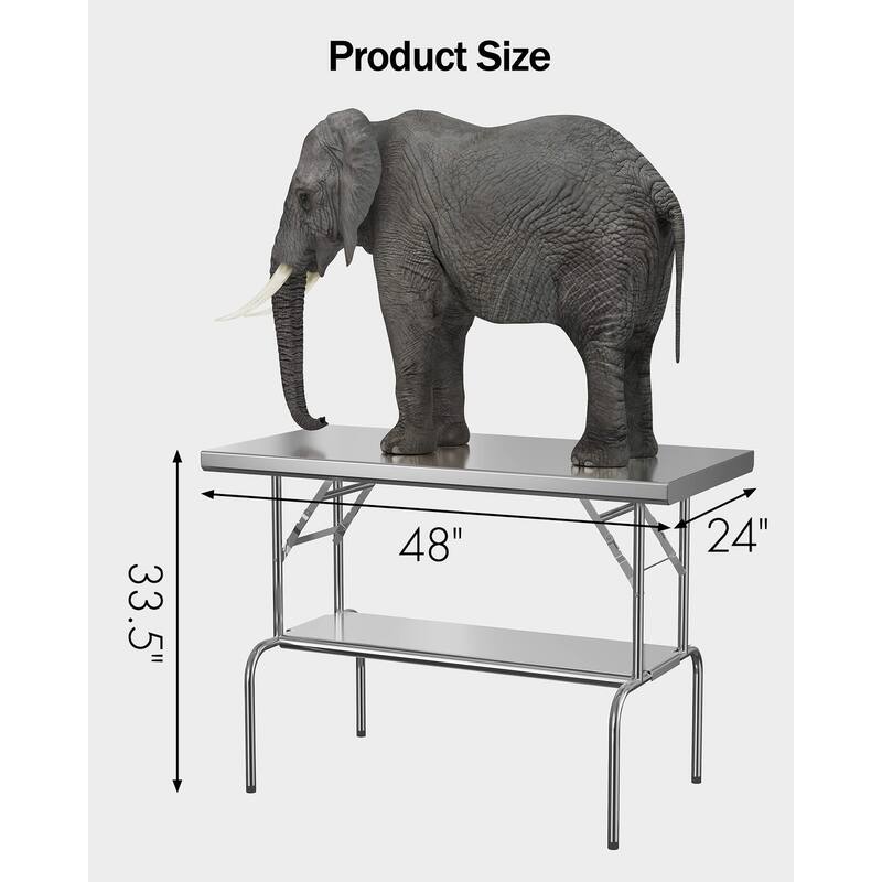 Stainless Steel Folding Table Bed Bath & Beyond 39221792