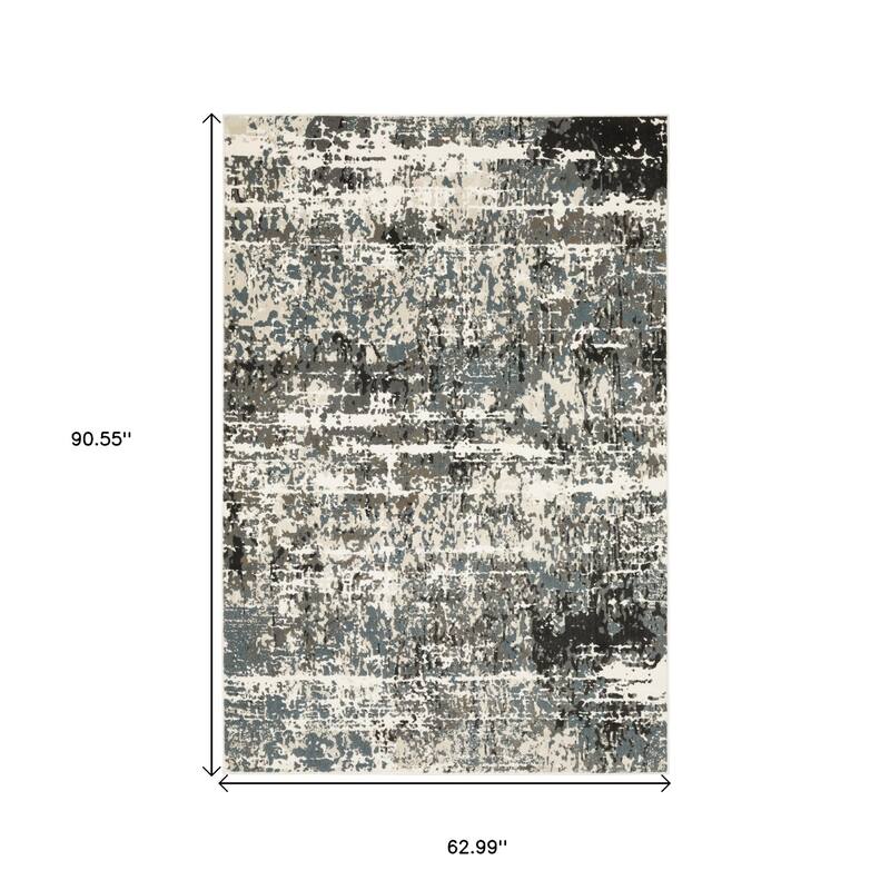 HomeRootsAbstract Modern Rectangle Area Rug
