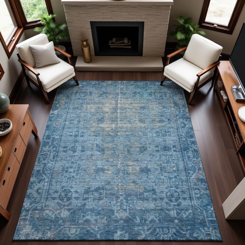 Premium Washable Super Soft Vintage Traditional Mayfield Rug