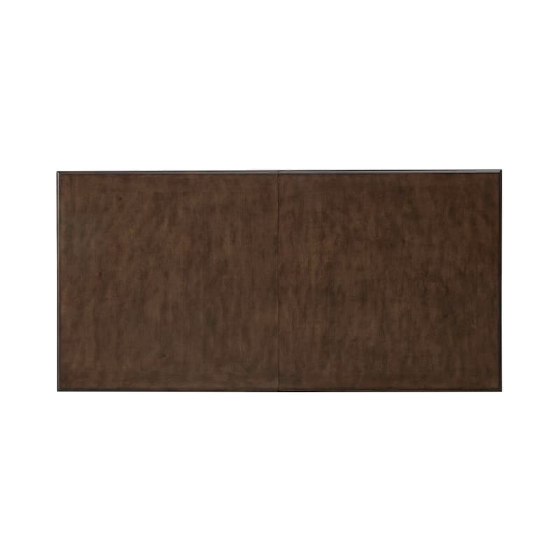 Arden Road Dining Room Trestle Table in Satin Cherry Brown - Width 42" x Depth 108" x Height 30"